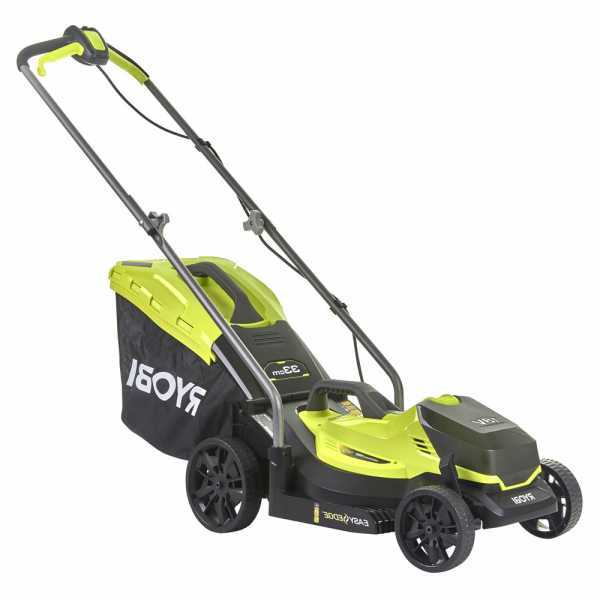 ryobi rlm18c33b25 - tagliaerba a batteria - 18v/2.5ah - taglio 33 cm