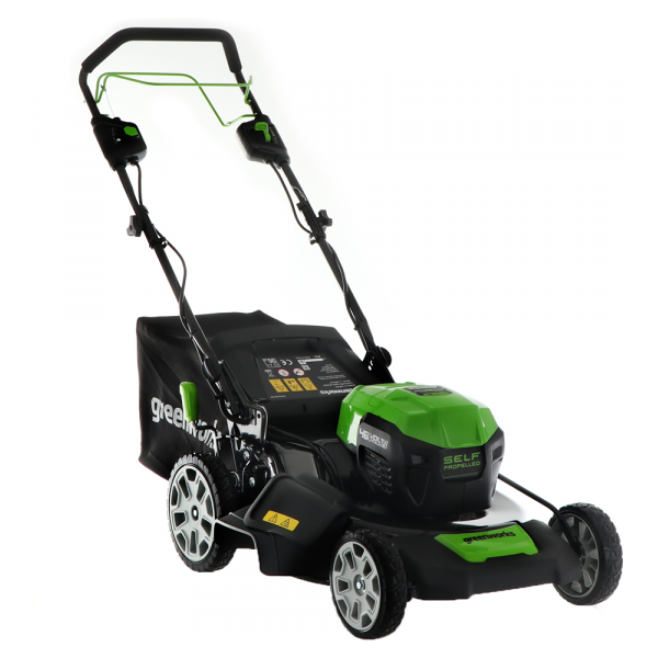 greenworks gd48lm51sp - tagliaerba a batteria - 48v/2ah - taglio 51 cm