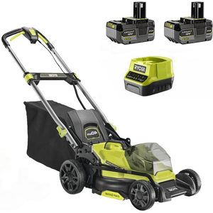 Ryobi RY18LMX40C-240 - Tagliaerba a batteria - 2x18V/4Ah - Taglio 40 cm Ryobi RY18LMX40C-240 - Tagliaerba a batteria - 2x18V/4Ah - Taglio 40 cm