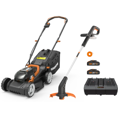 Set doppio WORX WG927E - Tosaerba e bordatura - 40V Set doppio WORX WG927E - Tosaerba e bordatura - 40V