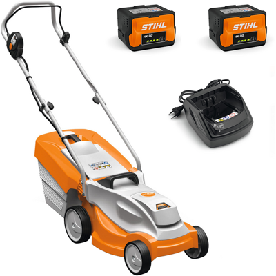 STIHL RMA 235 - Tagliaerba con 2 batterie AK 20 - 36V 4Ah - Taglio 33 cm STIHL RMA 235 - Tagliaerba con 2 batterie AK 20 - 36V 4Ah - Taglio 33 cm