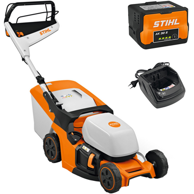 STIHL RMA 443 V - Tagliaerba semovente con batteria AK 30 S - 36V 5Ah - Taglio 41 cm STIHL RMA 443 V - Tagliaerba semovente con batteria AK 30 S - 36V 5Ah - Taglio 41 cm