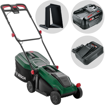Bosch Rotak18V-34 - Tagliaerba a batteria - 18V/4Ah - Taglio 34 cm Bosch Rotak18V-34 - Tagliaerba a batteria - 18V/4Ah - Taglio 34 cm