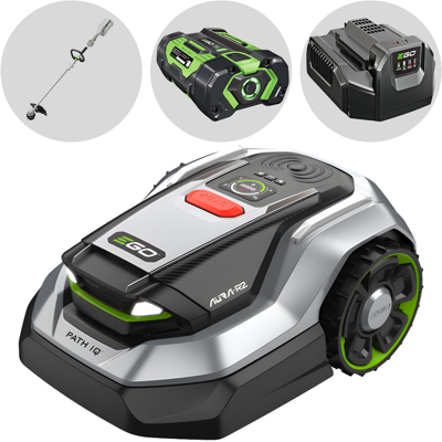 EGO AURA-R2 RMR6000E - Robot Tagliaerba senza impianto con batteria 10Ah - Decespugliatore ST1300E-S con batteria 2.5Ah EGO AURA-R2 RMR6000E - Robot Tagliaerba senza impianto con batteria 10Ah - Decespugliatore ST1300E-S con batteria 2.5Ah