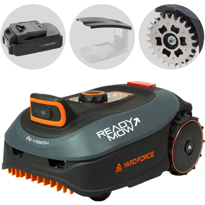 Yard Force i600 iVISION Drop & Go - Robot tagliaerba - Senza impianto Yard Force i600 iVISION Drop & Go - Robot tagliaerba - Senza impianto