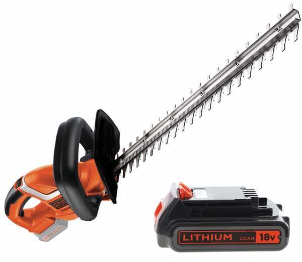 tagliasiepi a batteria black & decker gtc1845l20-qw 18v - batteria 2 ah - lame 45 cm