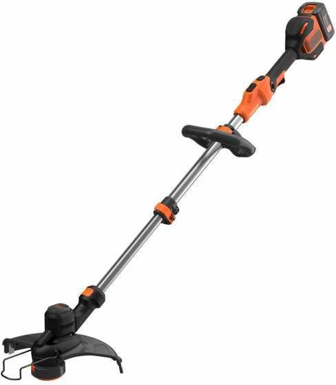 black & decker bcste636l1-qw - tagliabordi a batteria - 36v 2.5ah