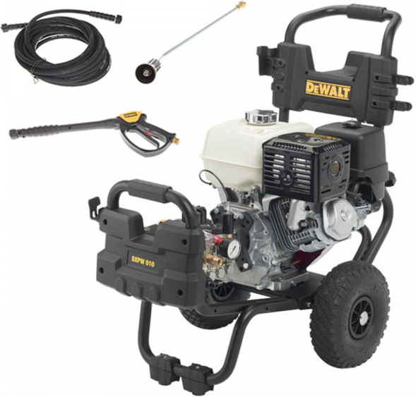 dewalt dxpw 010e - idropulitrice a scoppio industriale - 250 bar - 900 l/h - motore honda gx 390