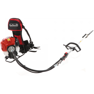 Tagliasiepi su asta di prolunga a scoppio con zaino 2 tempi GeoTech GT-2 52 BP - 52 cc