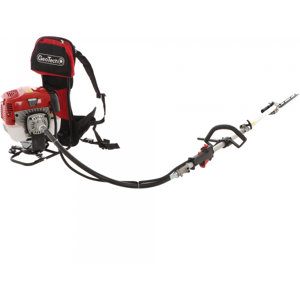 Tagliasiepi su asta di prolunga a scoppio con zaino 2 tempi GeoTech GT-2 58 BP - 58 cc