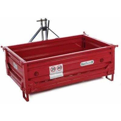 Contenitore di trasporto per trattore GeoTech TRP 160 - 3 sponde apribili Contenitore di trasporto per trattore GeoTech TRP 160 - 3 sponde apribili
