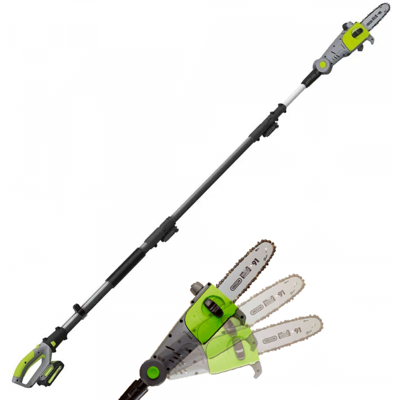 Verdemax PT20 - Potatore a batteria telescopico - Batteria da 20V - 2Ah Verdemax PT20 - Potatore a batteria telescopico - Batteria da 20V - 2Ah