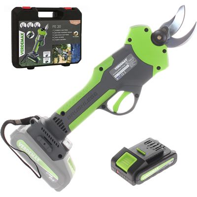 Forbici elettriche Verdemax FE20 - 20V, 30mm Forbici elettriche Verdemax FE20 - 20V, 30mm