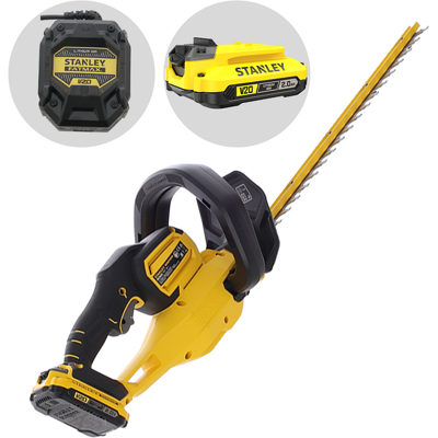 Stanley Fatmax - SFMCHT650D1-QW - Tagliasiepi a batteria 18V 2Ah - Lama da 50 cm Stanley Fatmax - SFMCHT650D1-QW - Tagliasiepi a batteria 18V 2Ah - Lama da 50 cm