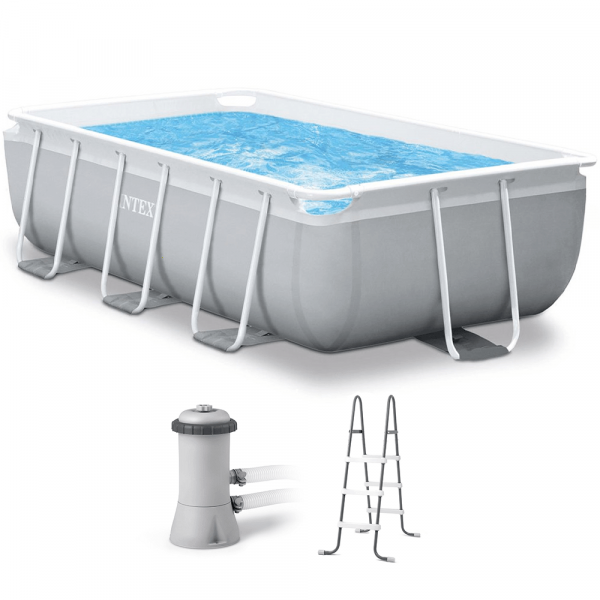 piscina fuori terra intex prisma frame 26784np + pompa filtro e scaletta