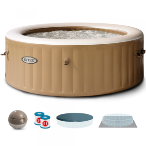 Piscina idromassaggio spa Intex Rotonda Bubble Massage 28412EX