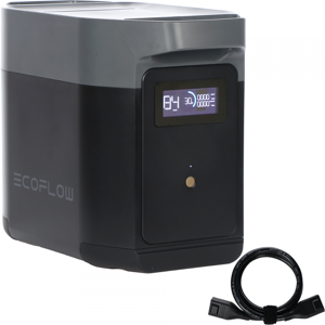EcoFlow Delta 2 -1024 Wh - Batteria supplementare intelligente EcoFlow Delta 2 -1024 Wh - Batteria supplementare intelligente