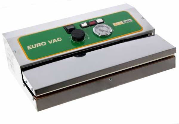 agrieuro premium macchina confezionatrice euro vac per sottovuoto manuale - completamente in acciaio inox