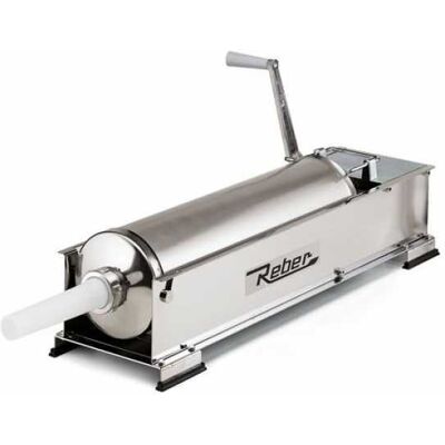 Reber 8974 N Riempitrice di salsicce in acciaio inox - 12 kg - Manuale, 2 velocità Reber 8974 N Riempitrice di salsicce in acciaio inox - 12 kg - Manuale, 2 velocità