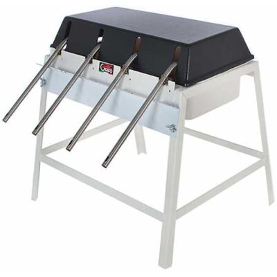 Grifo 4 attacchi - Riempitrice manuale con beccucci inox e serbatoio in plastica Grifo 4 attacchi - Riempitrice manuale con beccucci inox e serbatoio in plastica