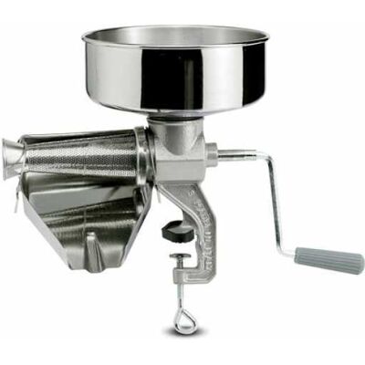 Reber 8603 N - Passapomodoro Manuale N.3 - Imbuto e Sgocciolatoio in acciaio INOX Reber 8603 N - Passapomodoro Manuale N.3 - Imbuto e Sgocciolatoio in acciaio INOX