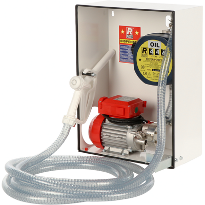 Rover Pompe Rover Dispenser Novax OIL - Pompa elettrica da travaso per olio in lega antiossidante - 0.6 HP Rover Pompe Rover Dispenser Novax OIL - Pompa elettrica da travaso per olio in lega antiossidante - 0.6 HP