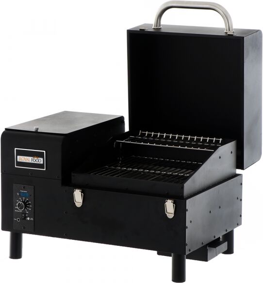 royal food pelletto 130 - barbecue portatile a pellet