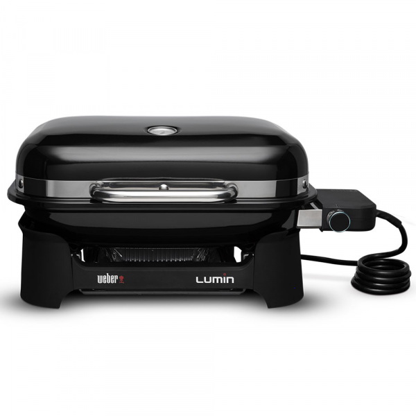 weber lumin black - barbecue portatile elettrico