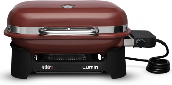 weber lumin red - barbecue portatile elettrico