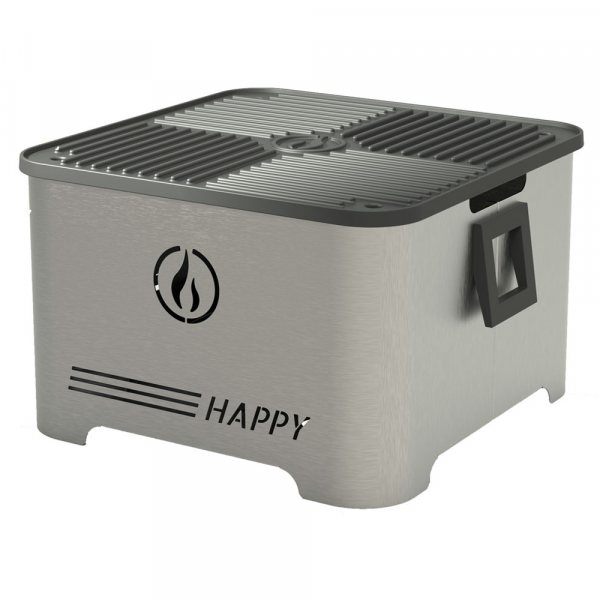 linea vz happy inox - barbecue portatile a pellet