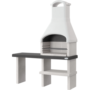 Palazzetti Orlando - Barbecue in muratura a legna e carbone - Con tavolo laterale Palazzetti Orlando - Barbecue in muratura a legna e carbone - Con tavolo laterale