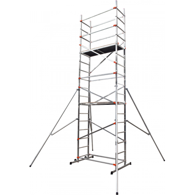 Gierre Fast&lock 600 - Trabattello mobile in alluminio - F&L400 incluso - Altezza 5,18m Gierre Fast&lock 600 - Trabattello mobile in alluminio - F&L400 incluso - Altezza 5,18m