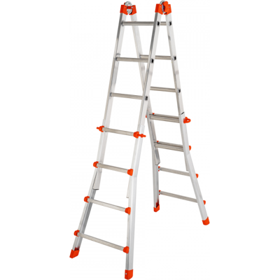 Gierre Peppina AL003, 2x9 gradini, 4.34 m - Scala in alluminio telescopica - Altezza stimata operativa 5.34 m Gierre Peppina AL003, 2x9 gradini, 4.34 m - Scala in alluminio telescopica - Altezza stimata operativa 5.34 m