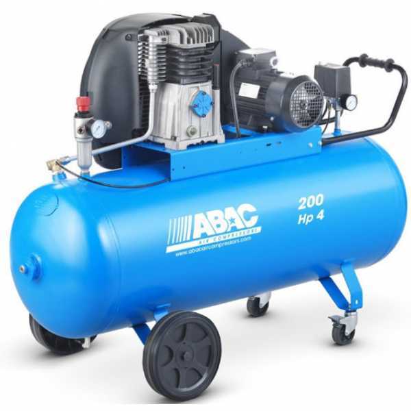 abac pro a39b 200 ct4 - compressore aria a cinghia - serbatoio da 200 litri