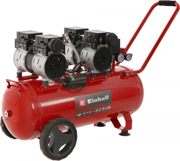 einhell te-ac 50 silent - compressore elettrico - carrellato e silenziato