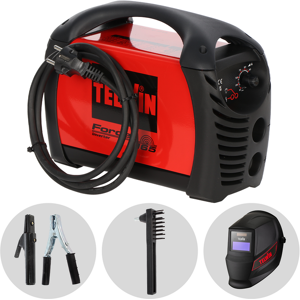 Telwin Force 165 - Saldatrice Inverter (MMA) + Maschera, corrente continua (DC) Telwin Force 165 - Saldatrice Inverter (MMA) + Maschera, corrente continua (DC)