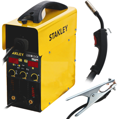 Stanley MIG 180 - Saldatrice Inverter Multiprocesso - MIG/MMA/TIG LIFT - GAS/NO GAS Stanley MIG 180 - Saldatrice Inverter Multiprocesso - MIG/MMA/TIG LIFT - GAS/NO GAS
