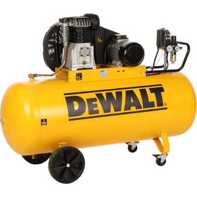 DeWalt DXCMB4T200HE - Compressore aria elettrico trifase a cinghia - Motore 4 HP 200 lt DeWalt DXCMB4T200HE - Compressore aria elettrico trifase a cinghia - Motore 4 HP 200 lt