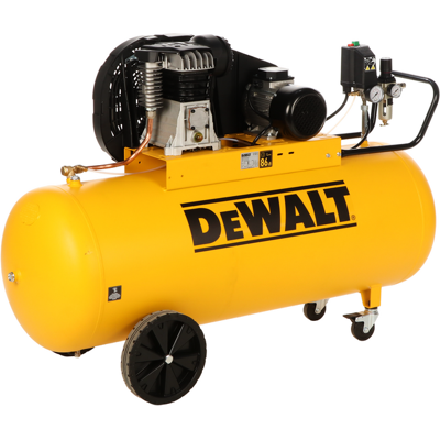 DeWalt DXCMB3T200HE - Compressore aria elettrico trifase a cinghia - Motore 3 HP 200 lt DeWalt DXCMB3T200HE - Compressore aria elettrico trifase a cinghia - Motore 3 HP 200 lt