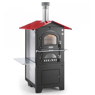 Fontana Forni Fontana Rosso - Forno a legna da esterno 80X54 cm Fontana Forni Fontana Rosso - Forno a legna da esterno 80X54 cm