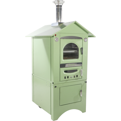 Clementi Smart - Forno a legna per pizza da esterno - 80 x 45 cm - Verde Clementi Smart - Forno a legna per pizza da esterno - 80 x 45 cm - Verde
