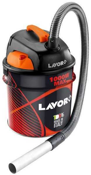 lavor ashley 901 - aspiracenere a bidone con fusto 18 lt - motore elettrico 1000 w