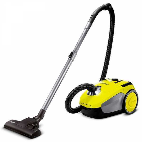 karcher vc 2 - aspirapolvere a traino - con sacco da 2,8 l - dotato di filtro hepa - 700w