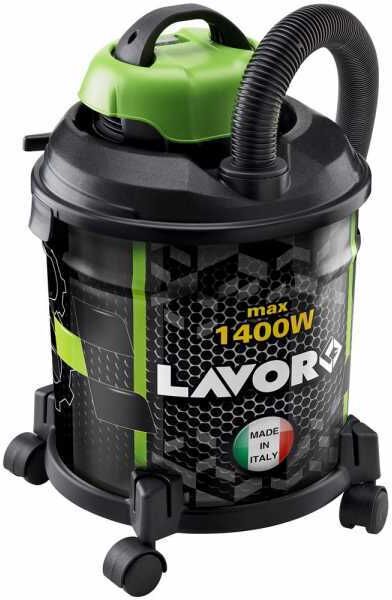 lavor joker 1400 s - aspirapolvere aspiraliquidi - bidone aspiratutto, solidi e liquidi - 1400 watt