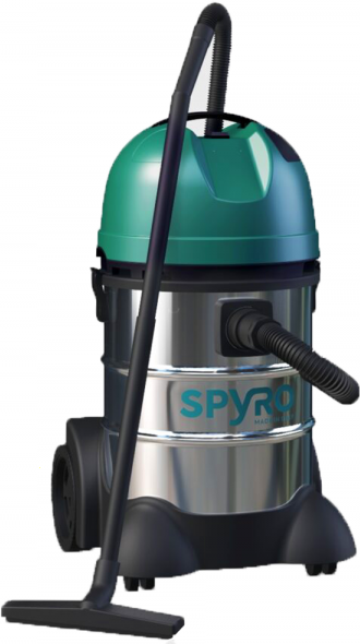 spyro wet & dry 30 inox- aspiratore solidi liquidi - capacità 30 lt - 1200w