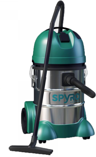 spyro wet & dry 30 inox plus- aspiratore solidi liquidi - capacità 30 lt - 1200w