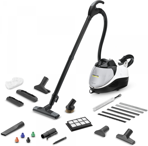 karcher sv 7 - pulitore a vapore con aspirazione a vapore multiuso - potenza termica 1100w