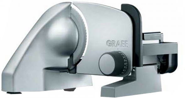 graef classic c10 silver - affettatrice con lama da 170 mm