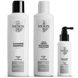 NIOXIN Kit Loyalty 3-Part System 1 for Natural Hair with Light Thinning