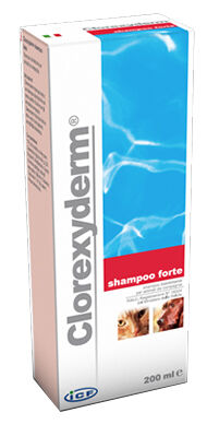 I.C.F. IND.CHIMICA FINE Srl Clorexyderm Shampoo Forte 200 Ml